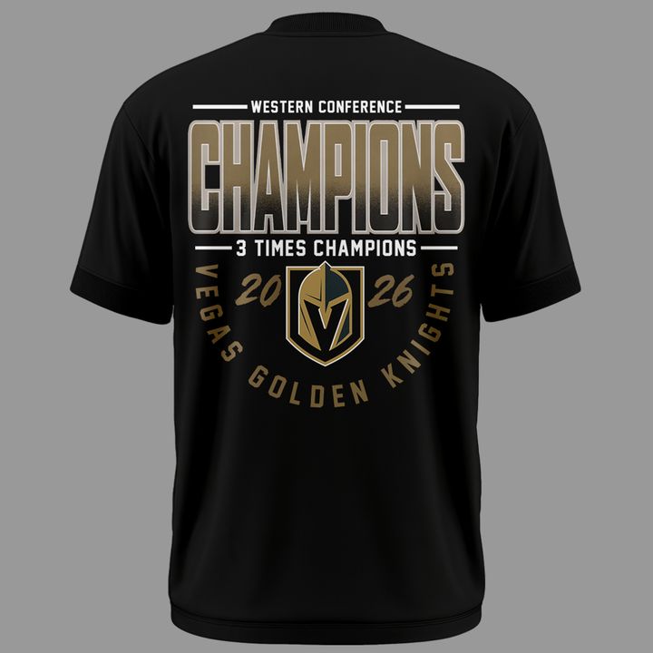 Vegas Golden Knights WESTERN CONFERENCE CHAMPIONS Tshirt 2026