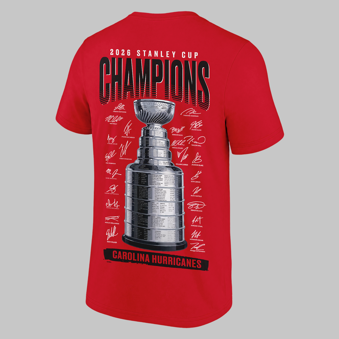 Limited Edition Carolina Hurricanes " Sound The Siren" Red Tshirt 2026