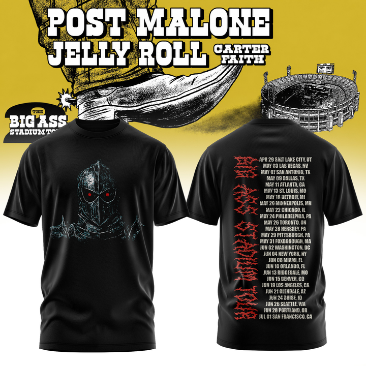 Perfect Tshirt THE BIG ASS Stadium Tour Part 2 - Post Malone T-Shirt
