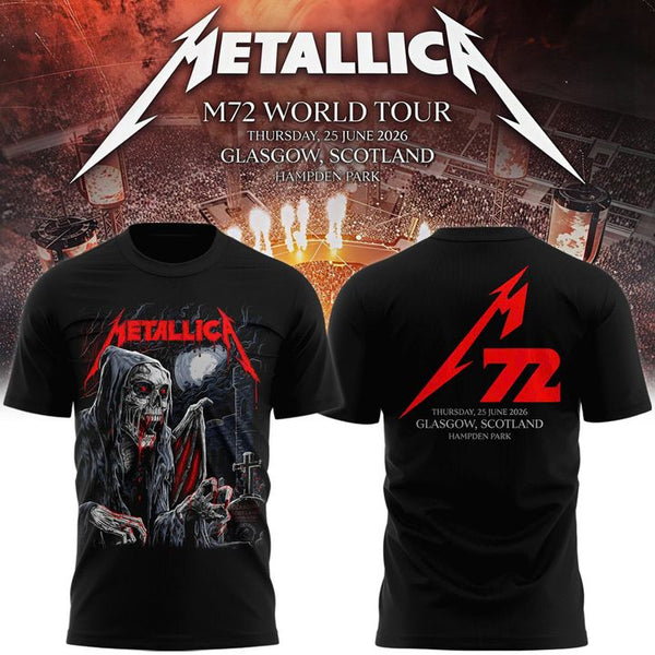 Metallica M72 World Tour Glasgow T-shirt