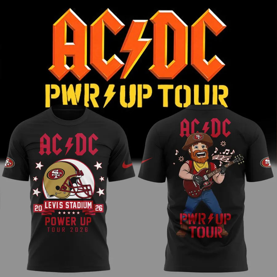 AC/DC x San Francisco 49ers - Power Up Tour 2026 T-Shirt