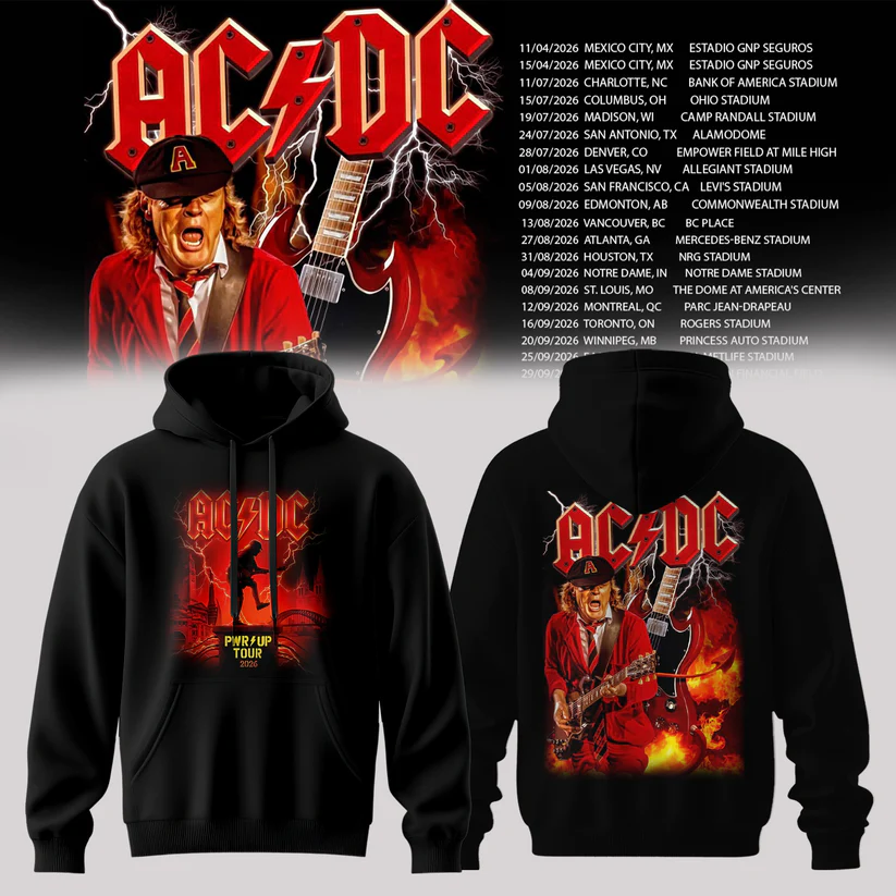 Special Hoodie AC/DC - Power Up Tour 2026 North America Hoodie