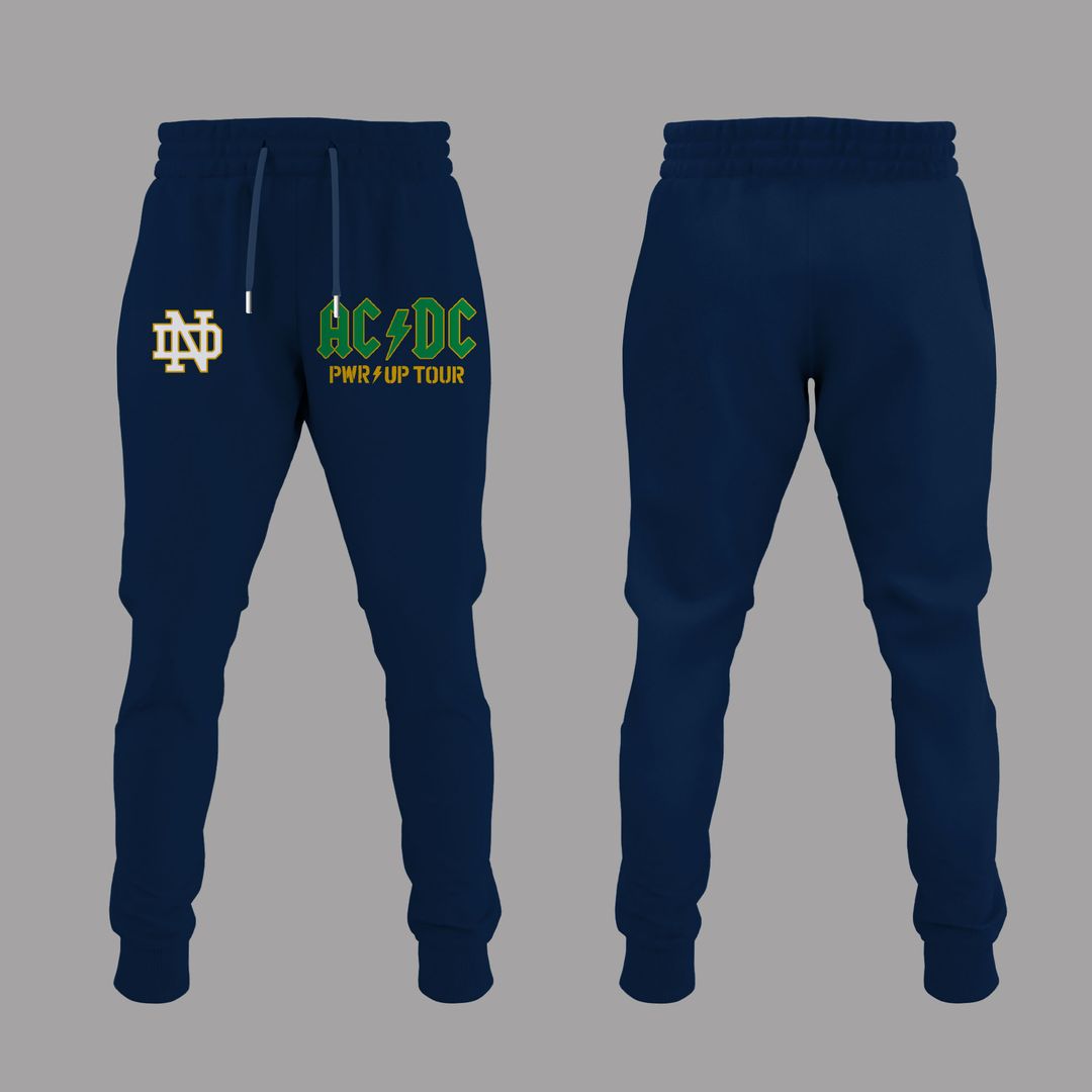 Tshirt AC/DC x Notre Dame Football - Power Up Tour 2026 T-Shirt