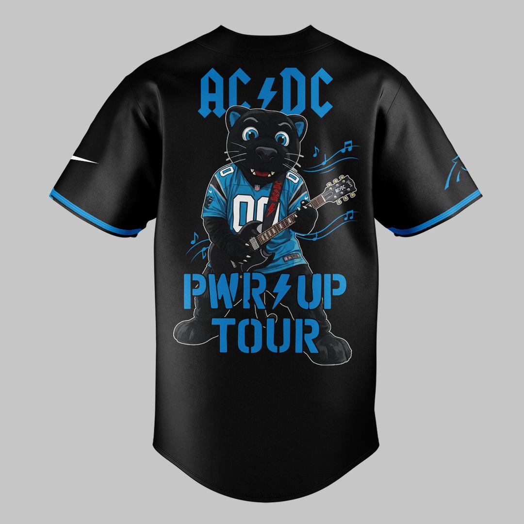 Special AC/DC x Carolina Panthers - Power Up Tour 2026 Jersey