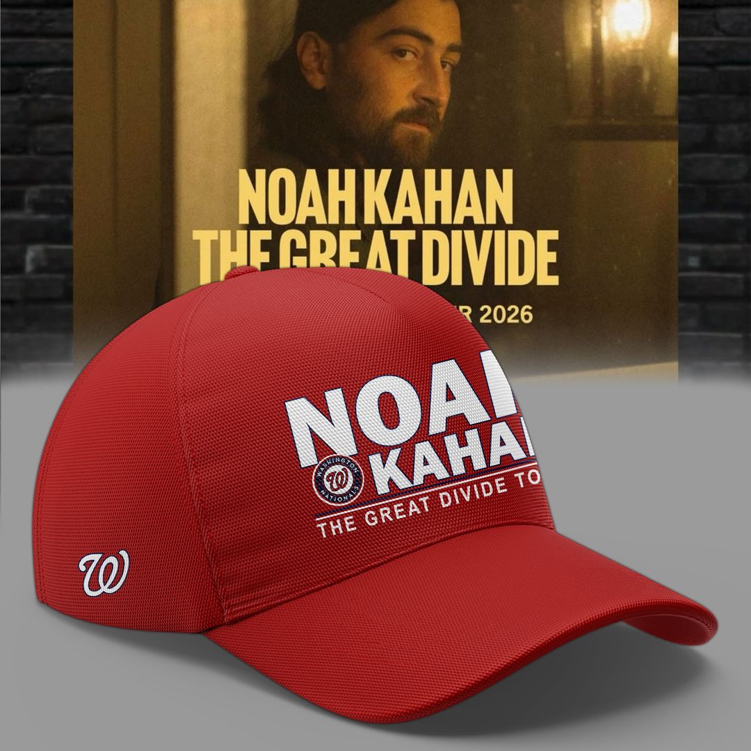 07. New Baseball Jersey Noah Kahan x Washington Nationals - The Great Divide Tour 2026 Baseball Jersey
