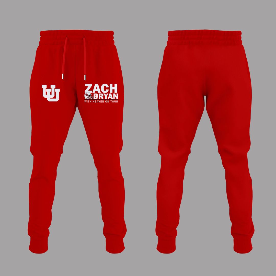 01.03. Perfect Hoodie Zach Bryan x Utah Utes Football - With Heaven On Tour 2026 Hoodie