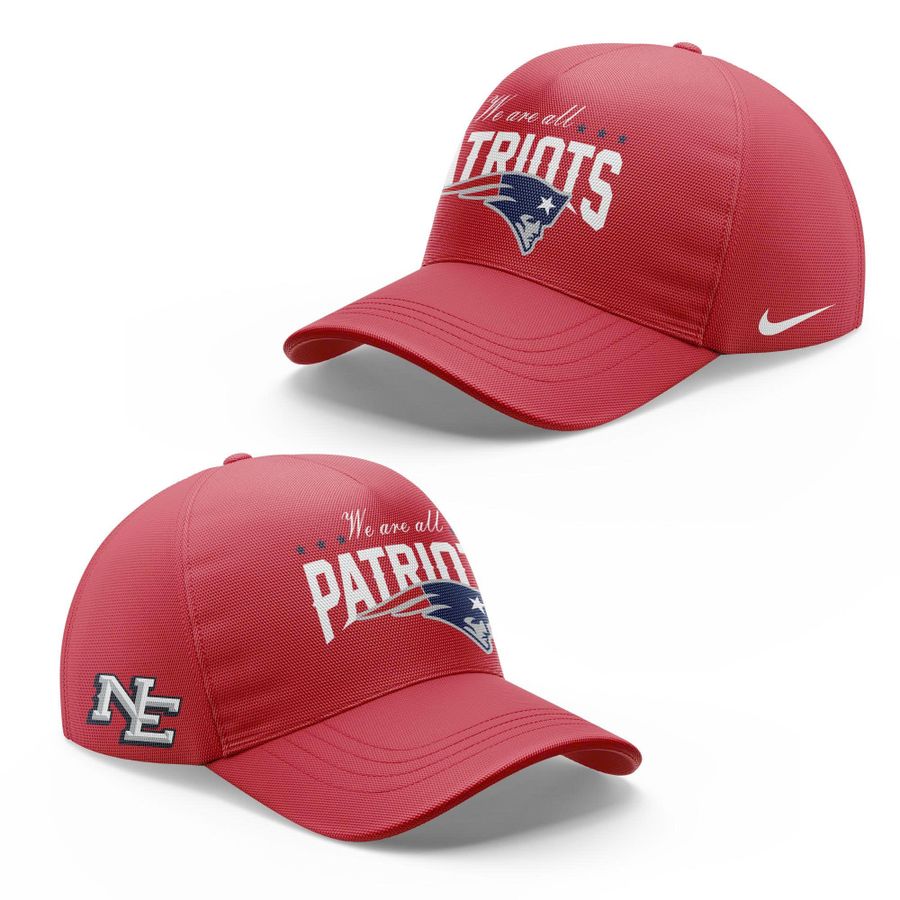 Men's New England Patriots Red 2025 Rivalries Collection Hoodie