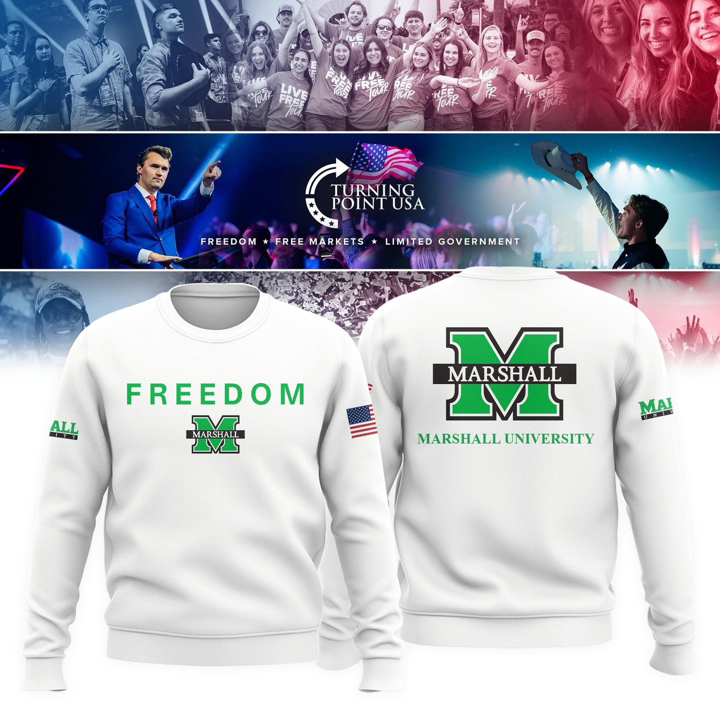 Marshall University Freedom Sweatshirt