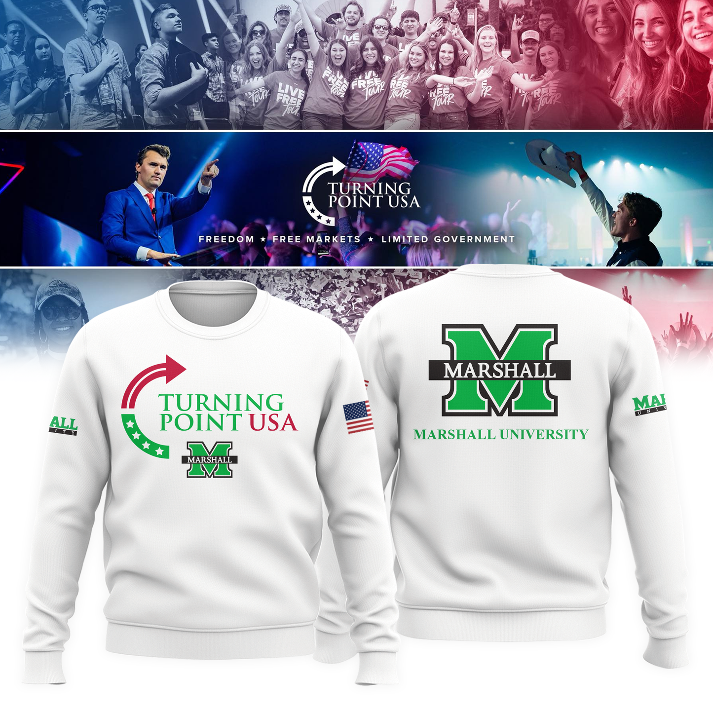 Marshall University Freedom Sweatshirt