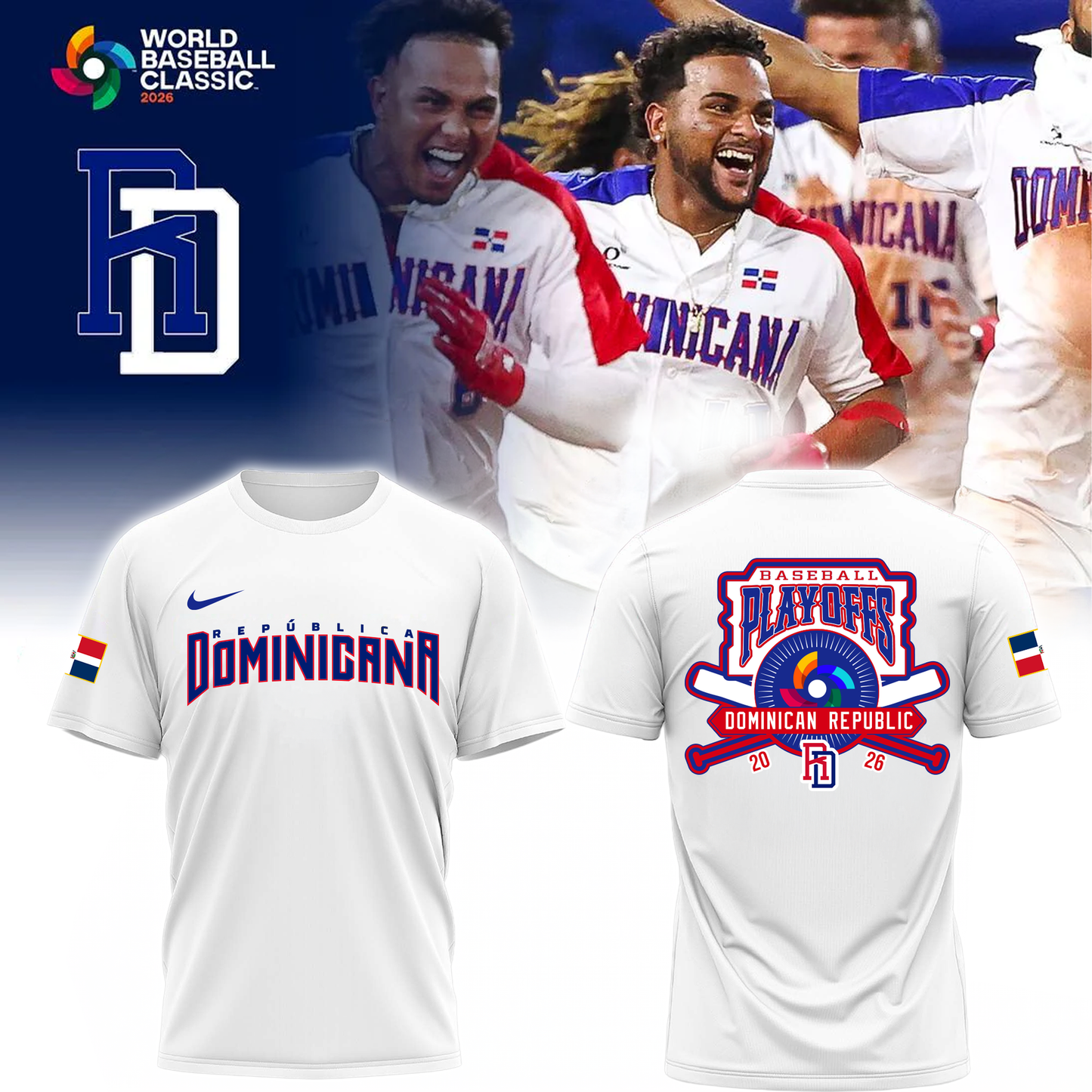 Dominican Republic Baseball 2026 World Baseball Classic Baseball TShirt