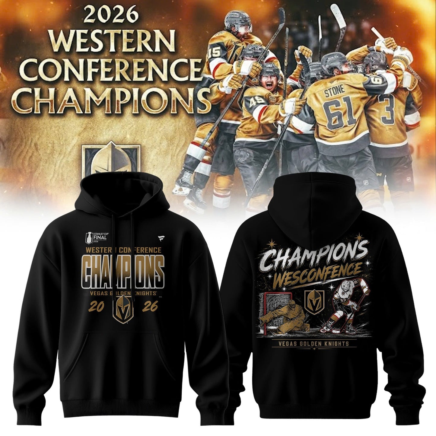.Western Conference Champions 25–26 Hoodie