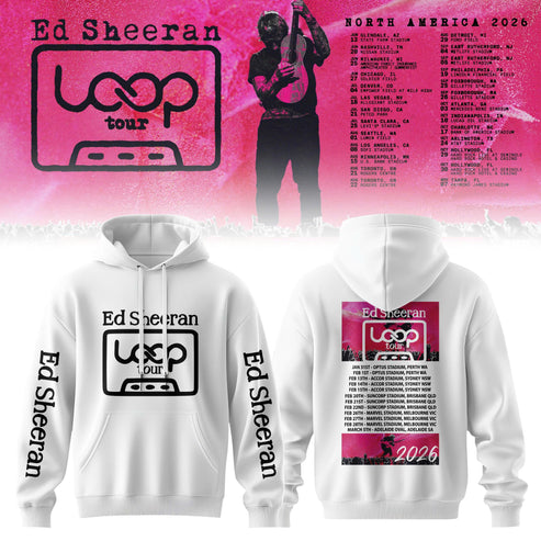 Ed Sheeran “North American Loop Tour 2026” Hoodie 5