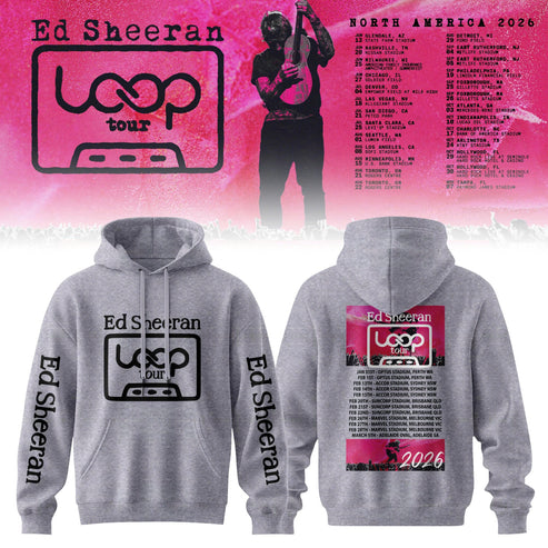 Ed Sheeran “North American Loop Tour 2026” Hoodie 4