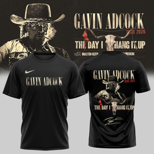 Gavin Adcock ”The Day I Hang It Up Tour 2026” Signature – Tshirt