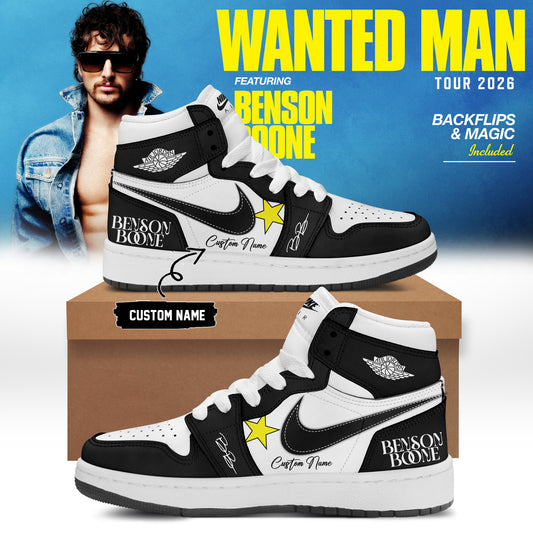 Benson Boone Wanted Man signed Shoes 16