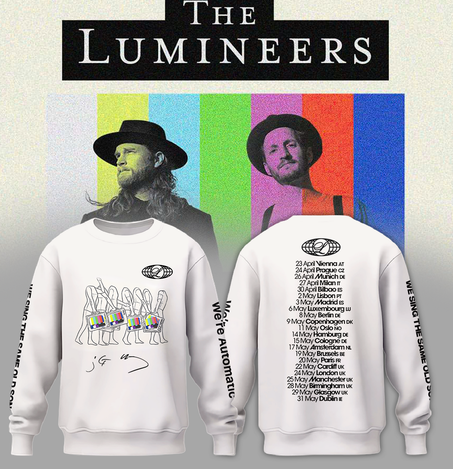 The Lumineers Automatic World Tour Sweatshirt