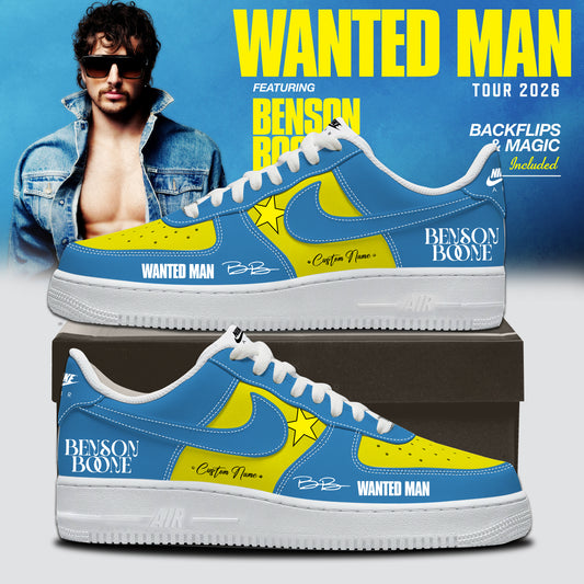 Benson Boone Wanted Man signed Shoes 22