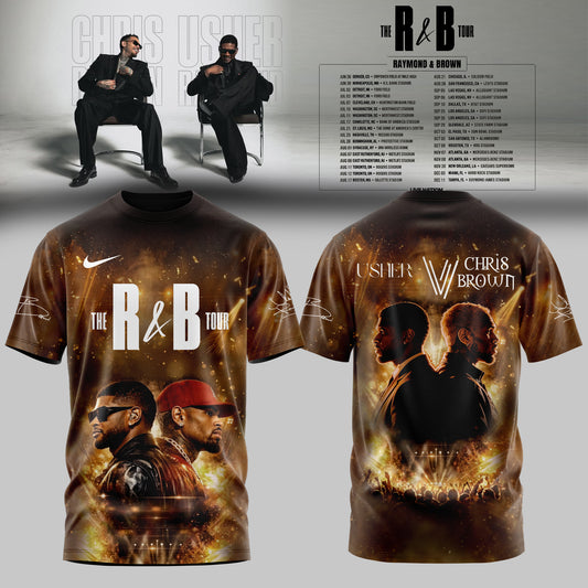 Usher & Chris Brown: The R&B Tour 2026- Limited Edition T-shirt
