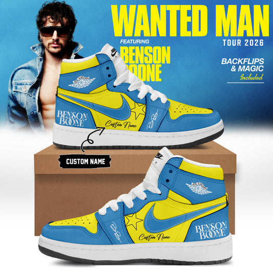 Benson Boone Wanted Man signed Shoes 12