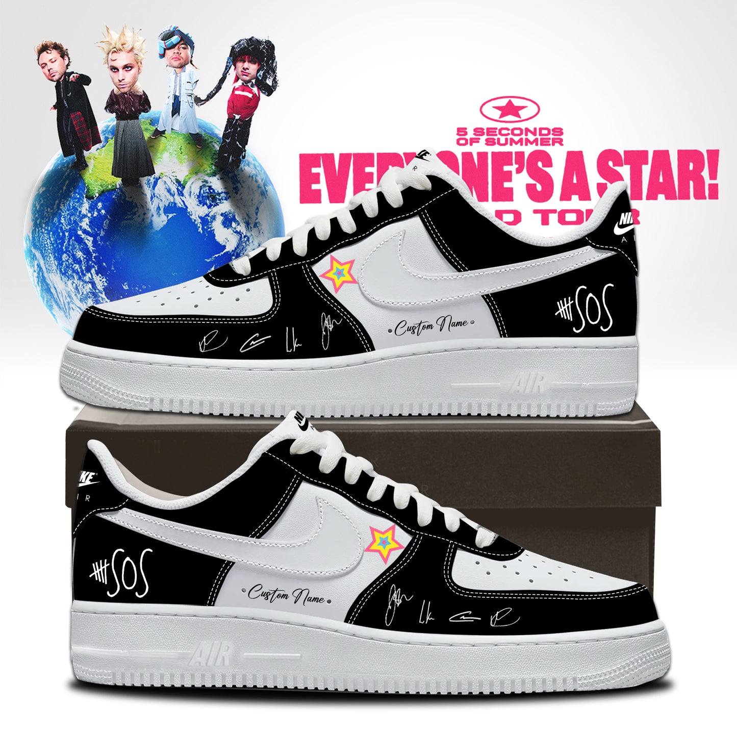 5SOS EVERYONE’S A STAR! World Tour Shoes 1