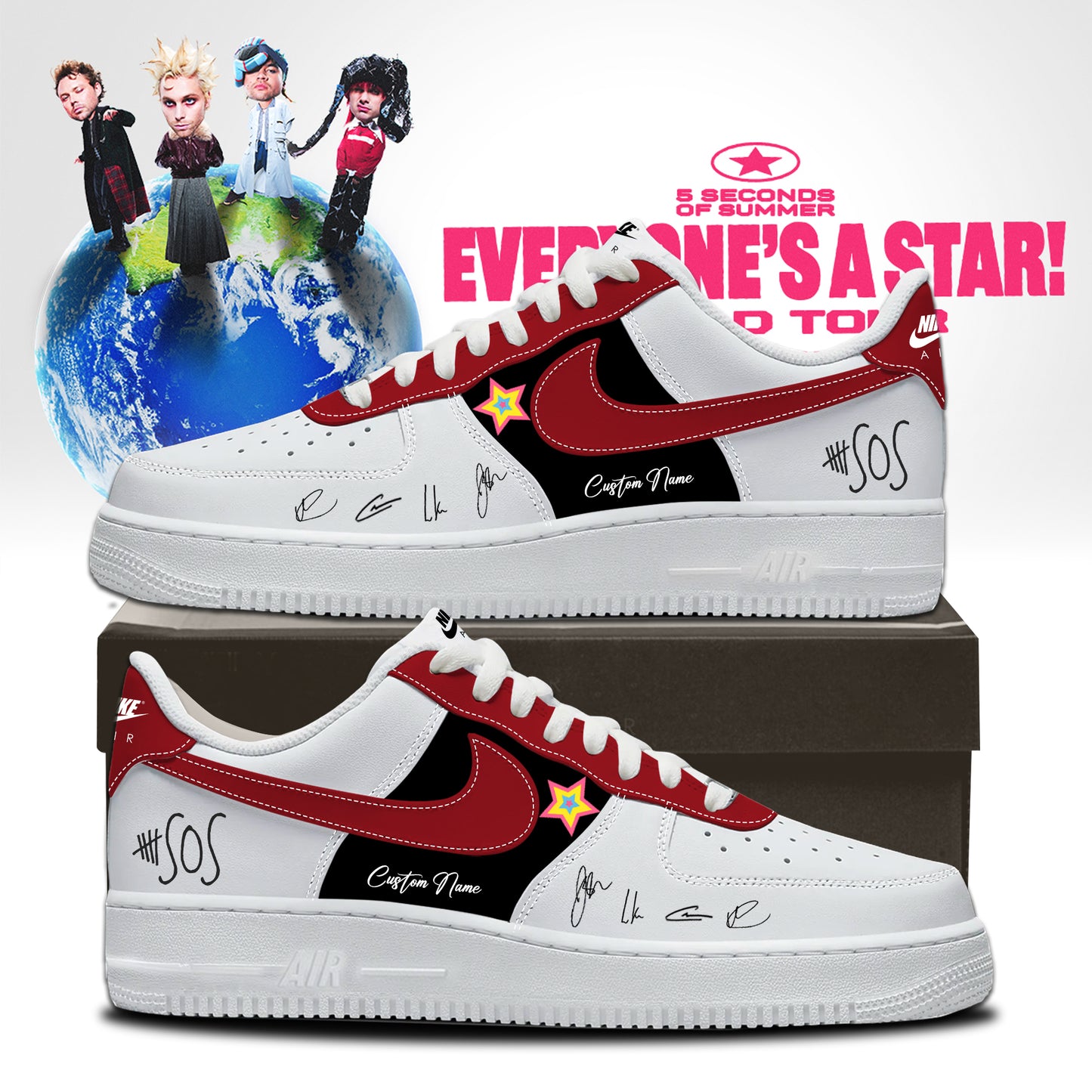 5SOS EVERYONE’S A STAR! World Tour Shoes 1