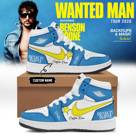 Benson Boone Wanted Man signed Shoes 11