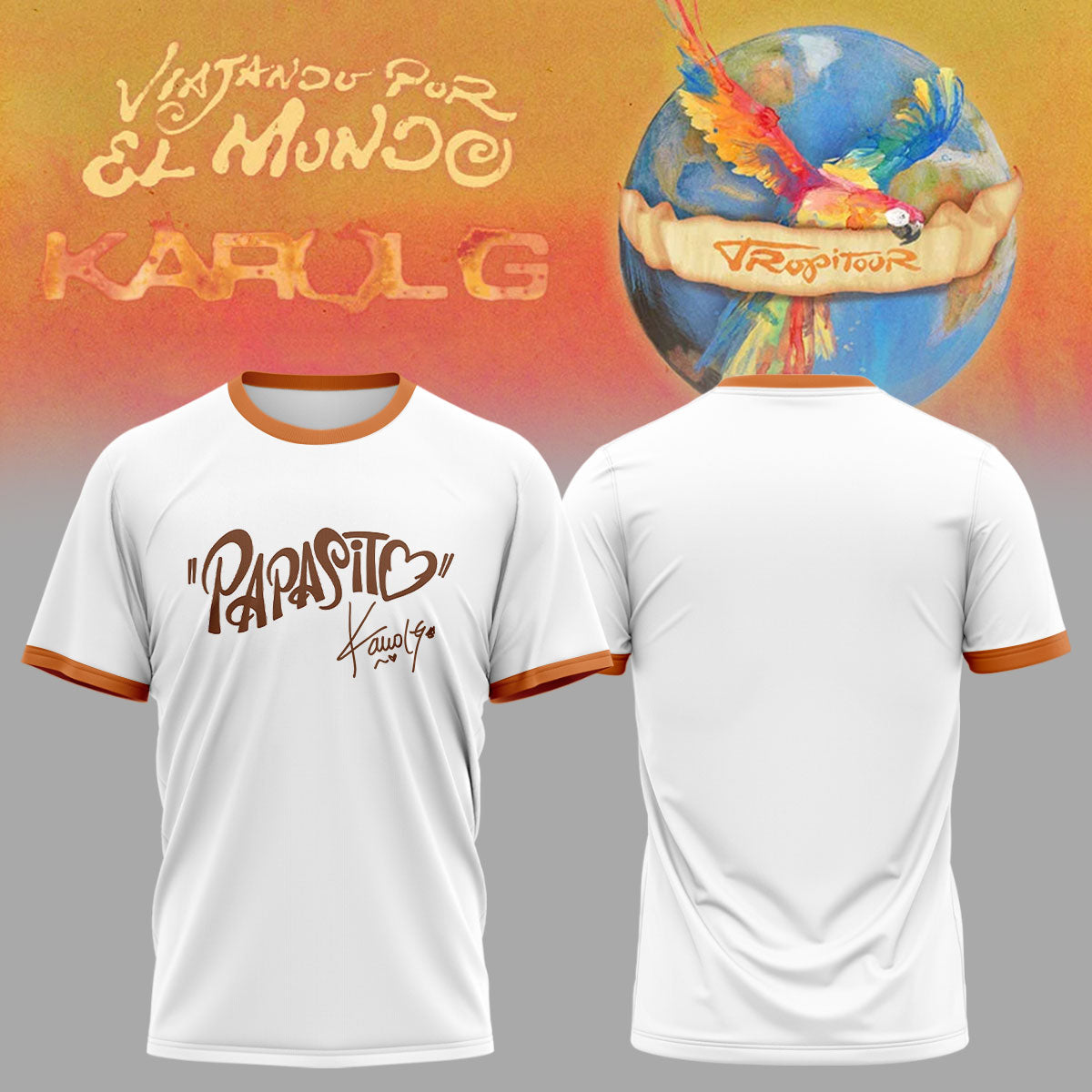 Karol G VIAJANDO POR EL MUNDO TROPITOUR Tshirt