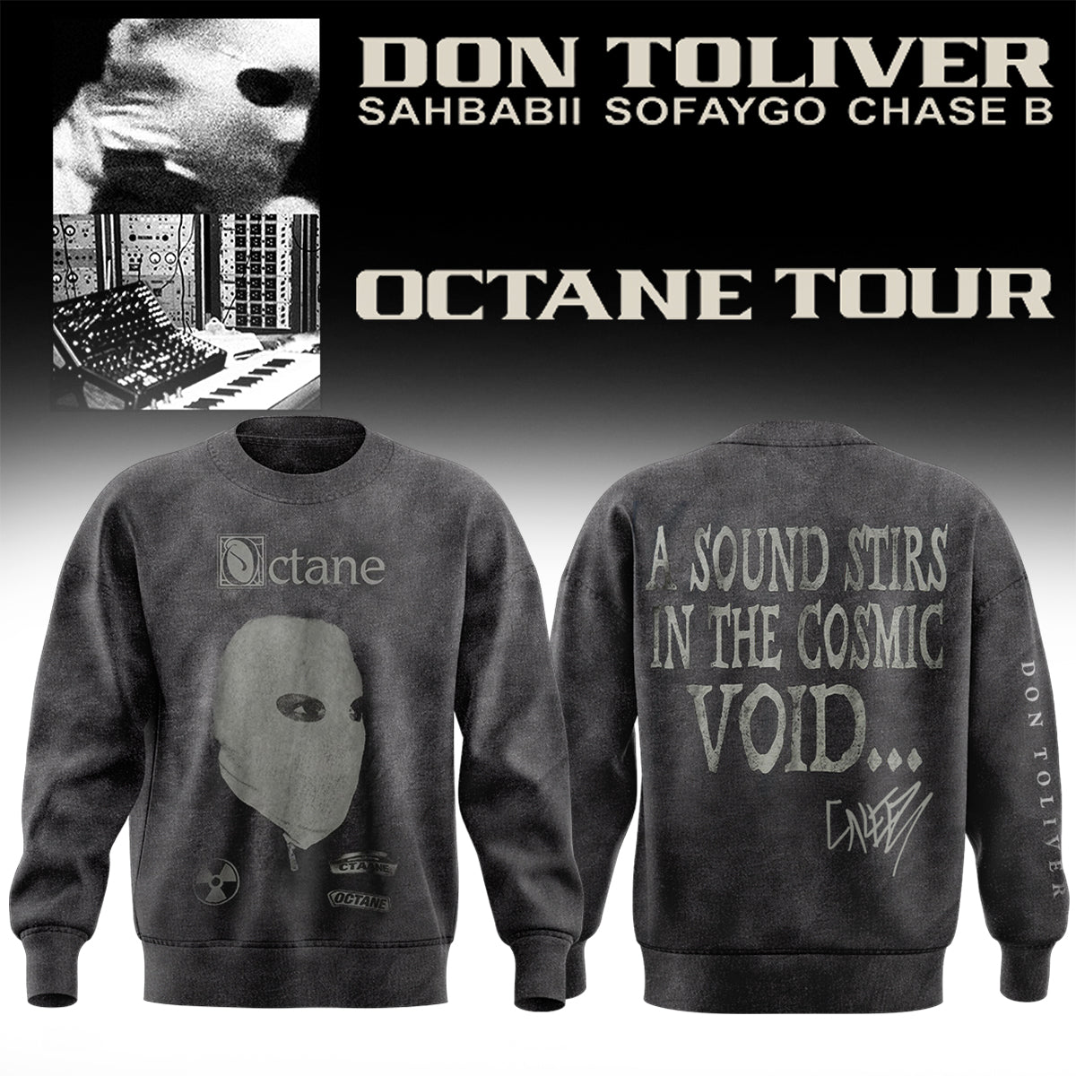 Don Toliver Octane Tour signed Sweatshirt
