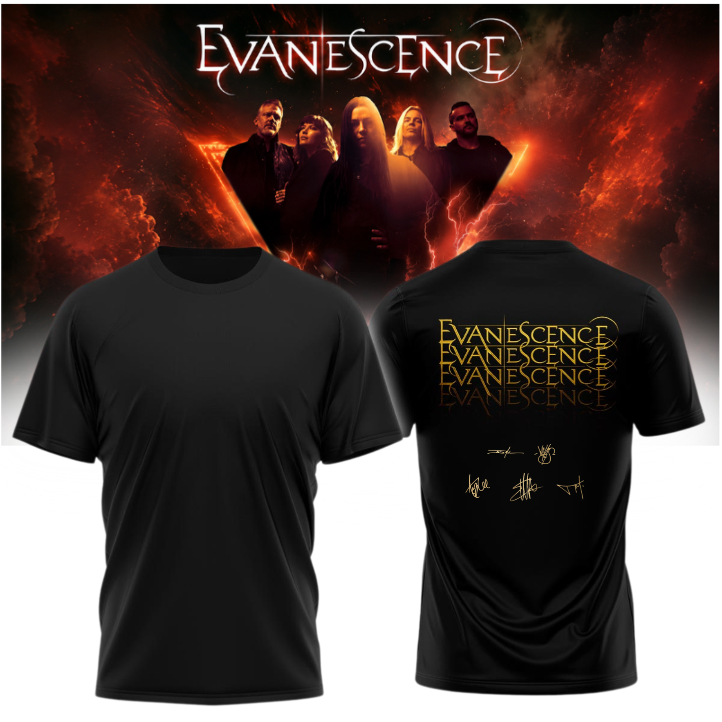 Evanescence “Sanctuary 2026 World Tour” – T-Shirt