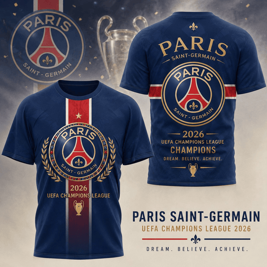 UEFA Champions League 2026 Champions Tshirt
