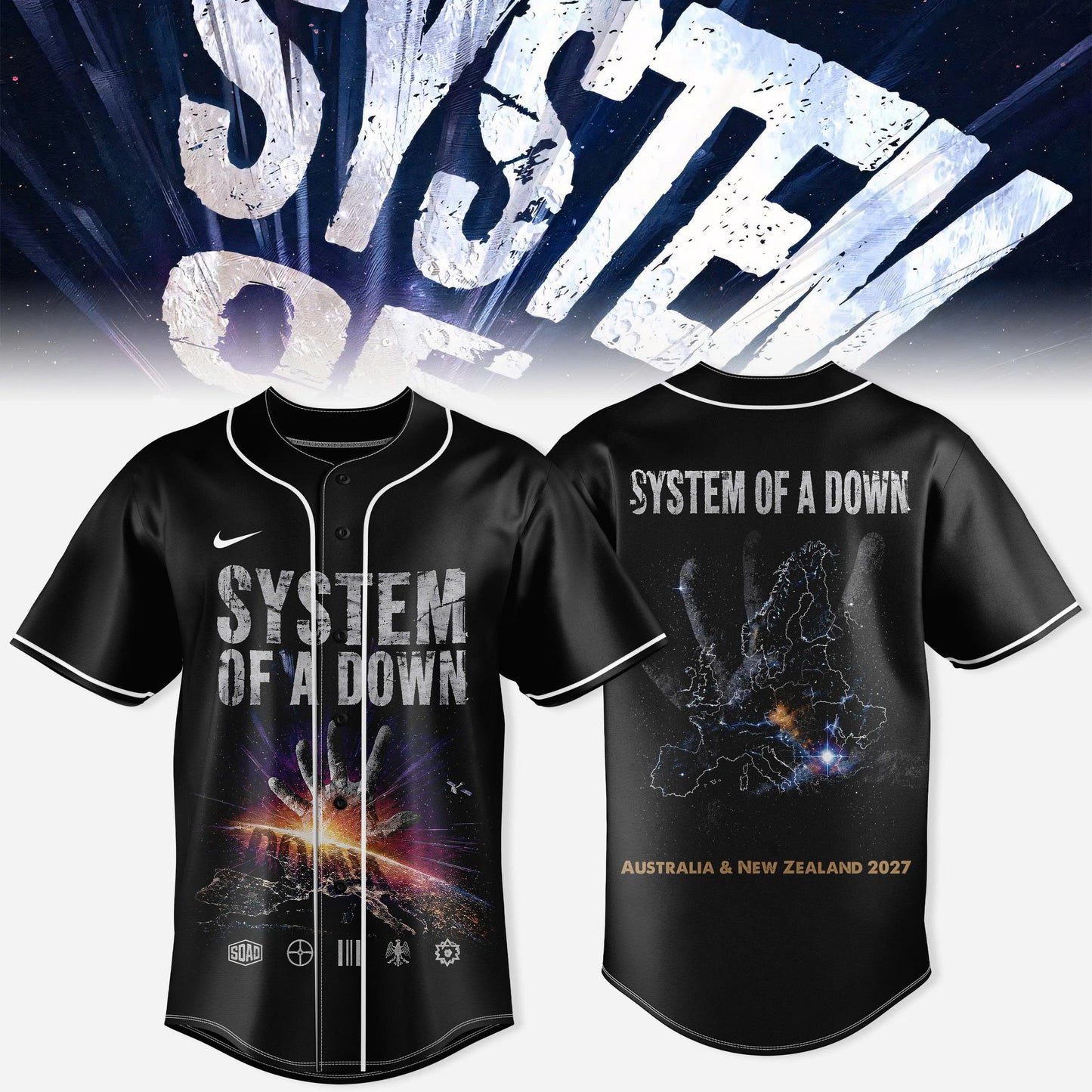 .SYSTEM OF A DOWN – 2026 COLLECTION JERSEY
