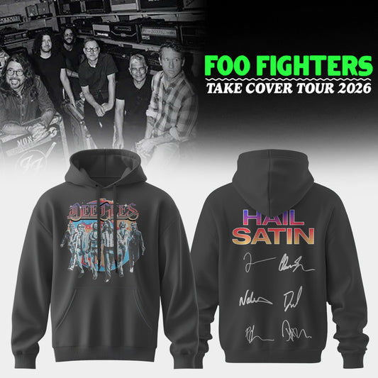 ..Foo Fighters ”Take Cover Tour 2026” Limited Edition Signature - Hoodie