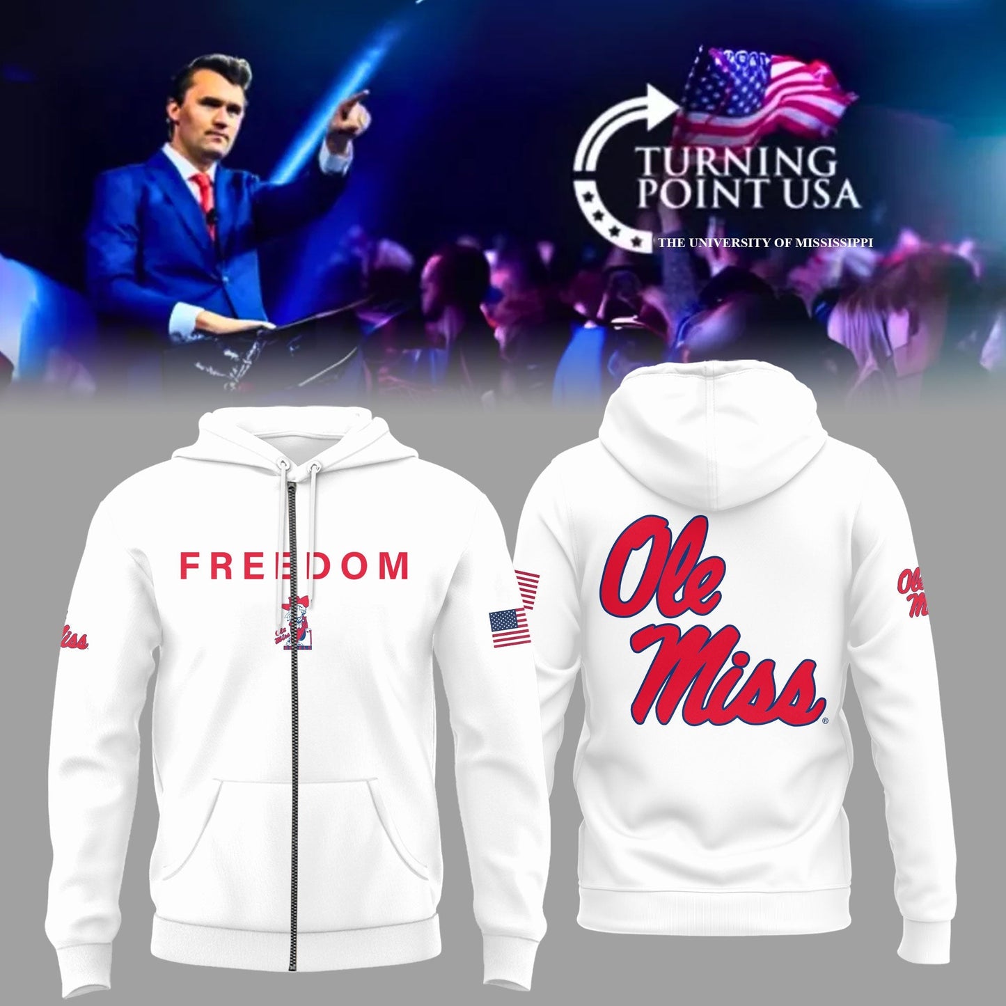 Limited Edition University of Mississippi x Turning Point USA