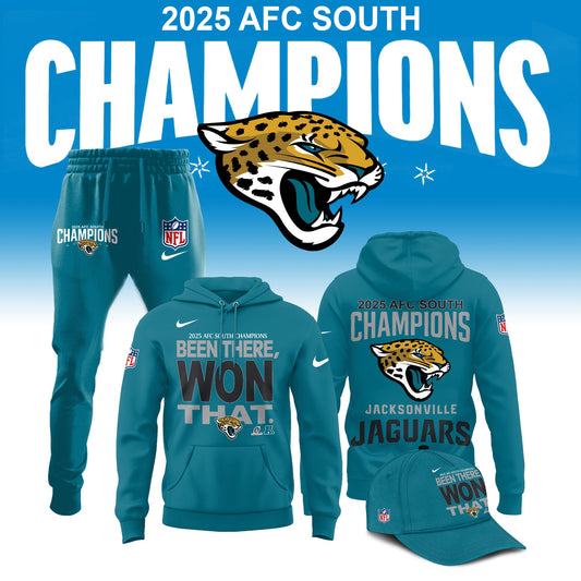 Jacksonville Jaguars 2025 AFC South Division Champions Limited Edition Shirt