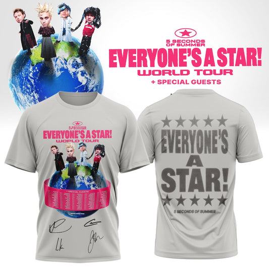 5SOS EVERYONE’S A STAR! World Tour Shirt
