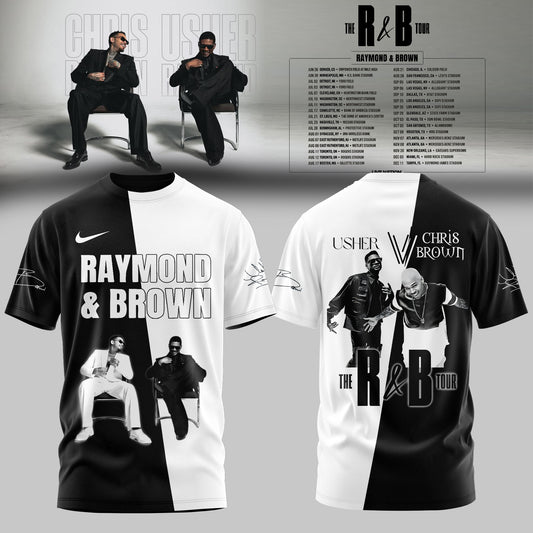 Usher & Chris Brown: The R&B Tour 2026- Limited Edition T-shirt