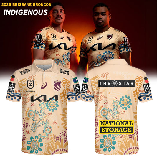 ___,Brisbane Broncos 2026 Indigenous Polo