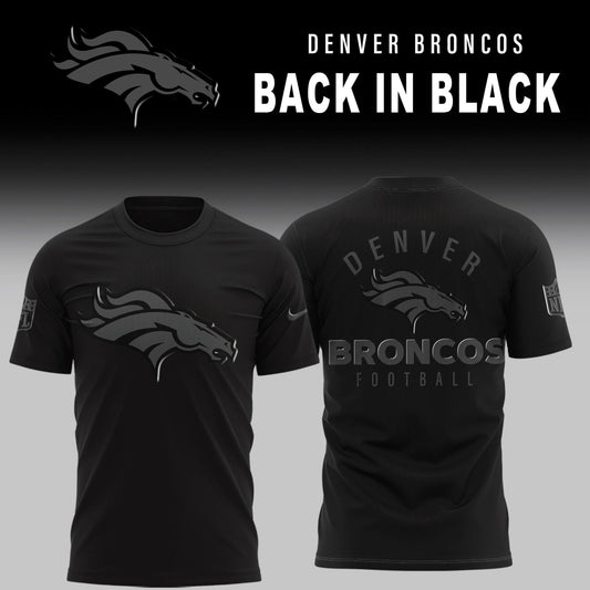 Denver Broncos 2026 Back In Black Limited Edition TShirt