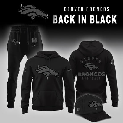 Denver Broncos 2026 Back In Black Limited Edition Hoodie