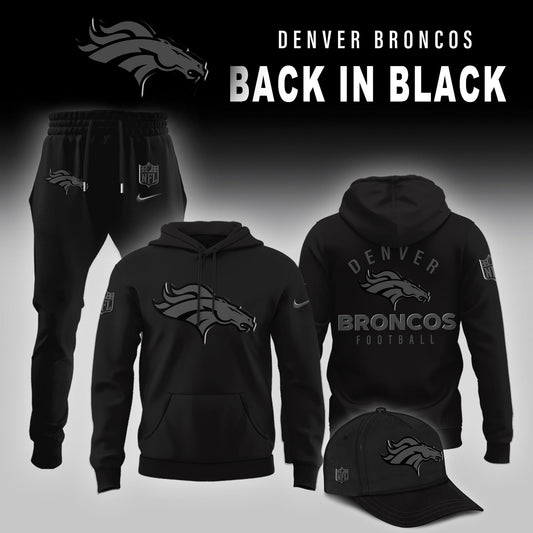 Denver Broncos 2026 Back In Black Limited Edition Hoodie