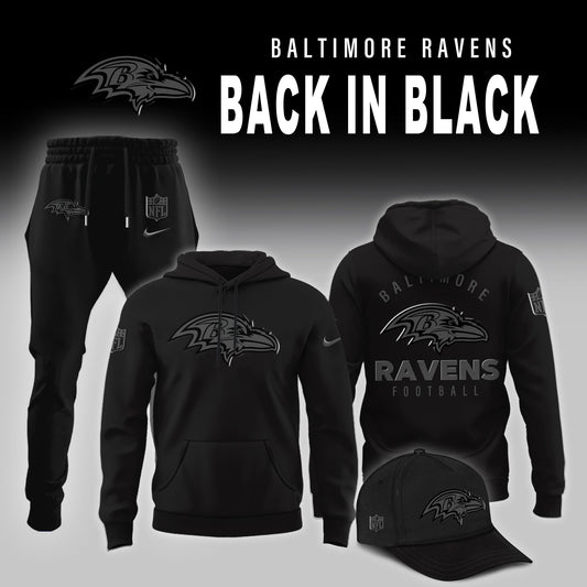Baltimore Ravens 2026 Back In Black Limited Edition Hoodie
