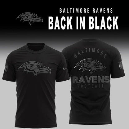 Baltimore Ravens 2026 Back In Black Limited Edition T-Shirt