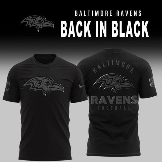 Baltimore Ravens 2026 Back In Black Limited Edition T-Shirt