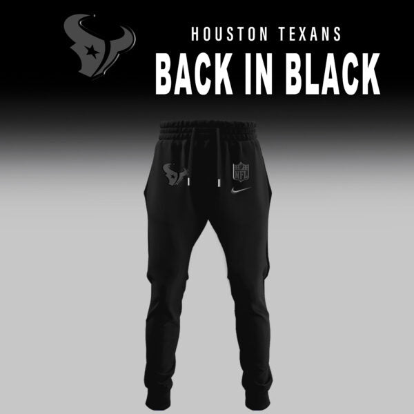 Houston Texans 2026 Back In Black Limited Edition Hoodie