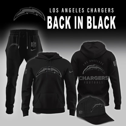 Los Angeles Chargers 2026 Back In Black Limited Edition Hoodie