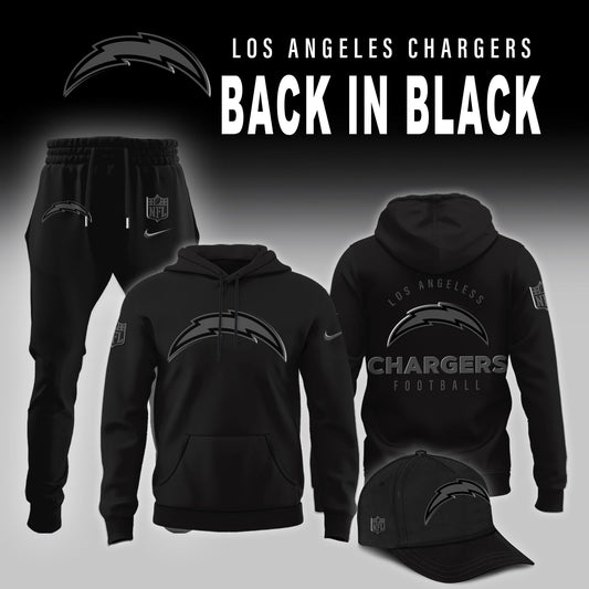 Los Angeles Chargers 2026 Back In Black Limited Edition Hoodie