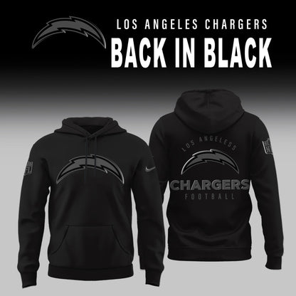 Los Angeles Chargers 2026 Back In Black Limited Edition Hoodie