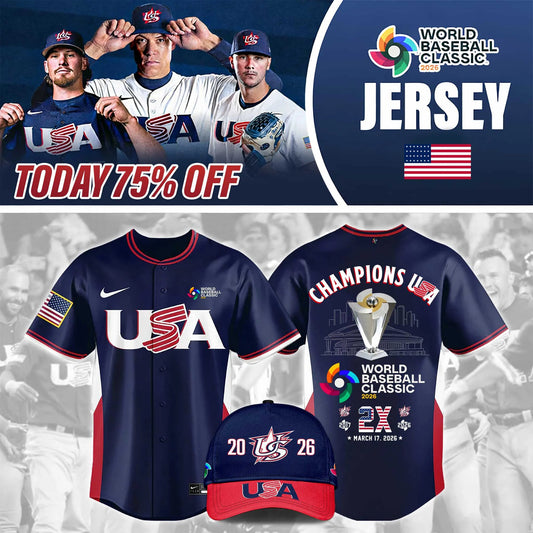 USA Baseball Champions 2026 World Classic Jersey Limited Edition.