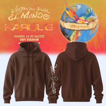Karol G VIAJANDO POR EL MUNDO TROPITOUR Hoodie