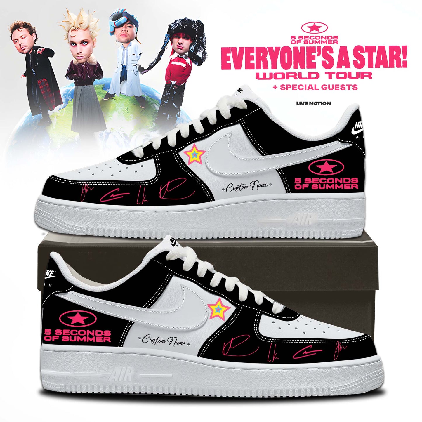 5SOS EVERYONE’S A STAR! World Tour Shoes 2